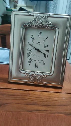Orologio argento tavolo - in,