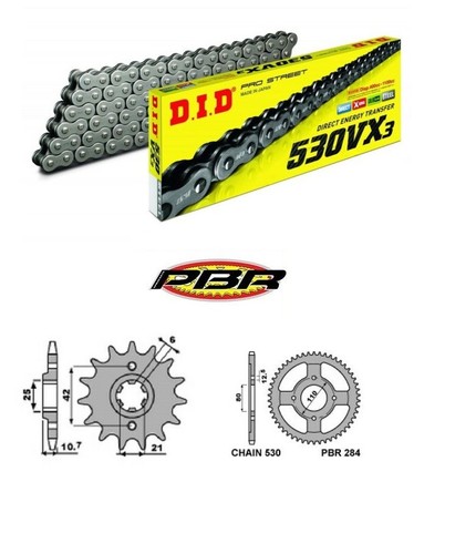 Kit trasmissione honda sc - trasmissione, cb-sc