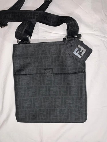 Borsa fendi nera tela - fendi,