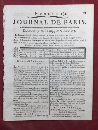 Stati generali 1789 - 1789, savoia