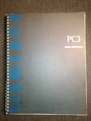 Pc3 musician guide kurzweil - pc3, musician's