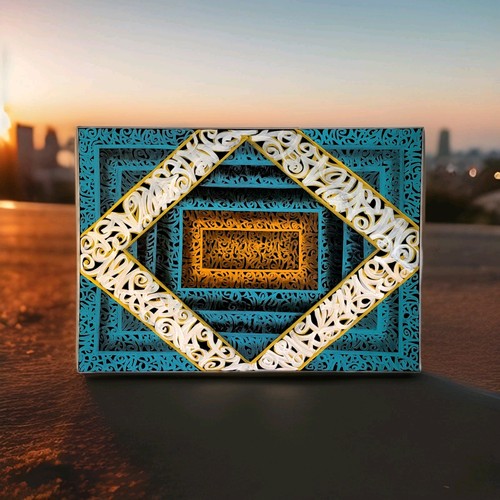 Quadro 70x50 calligrafia