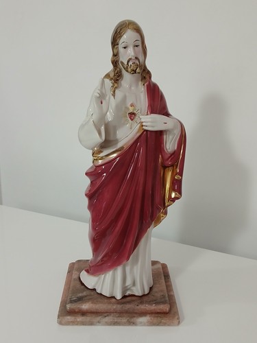 Statua sacro cuore gesù - sacro, in