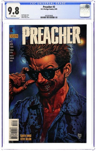 Preacher cgc 8 1995 - preacher,