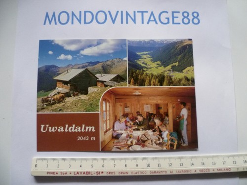 Cartolina montagna baita - montagna,