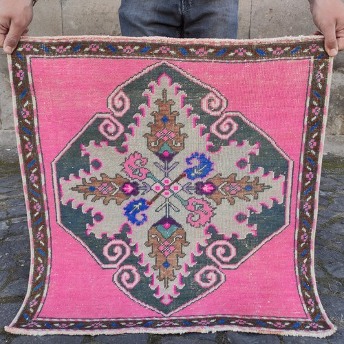 Tappeto quadrato antico - , 2x2