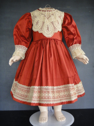 Vestito seta bordeaux - vestito, di