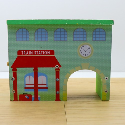 Pista treno legno stazione - legno,