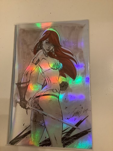 Red sonja holo foil gallery - red, #1
