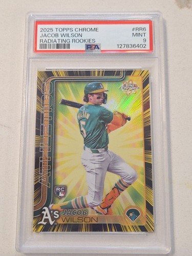 2025 topps chrome jacob - chrome, wilson