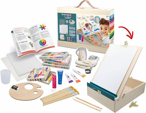 Valigetta con pittura acrilica - con,