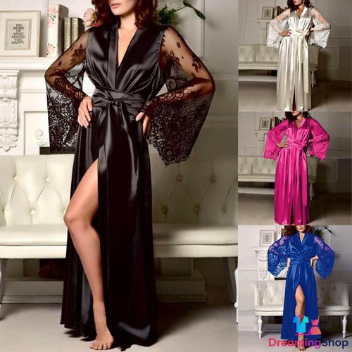 Camicia notte donna raso - notte,