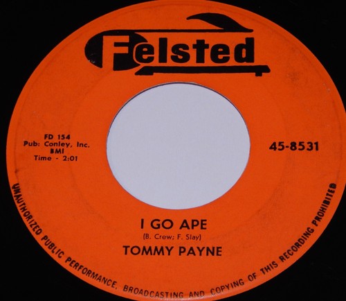 Vintage record tommy payne - tommy, payne: