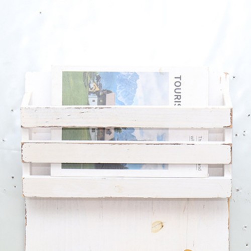 Porta posta legno con ganci - in,