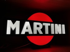 Insegna targa luminosa martini - insegna,