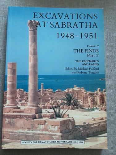 Book excavations sabratha - book,