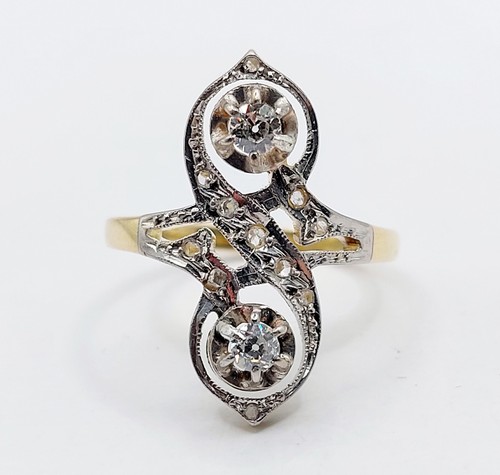 Anello marchesa antico oro - , 18k