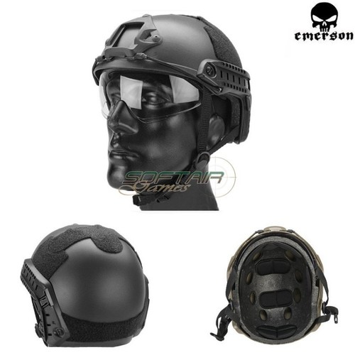 Elmetto fast black con - elmetto, mh