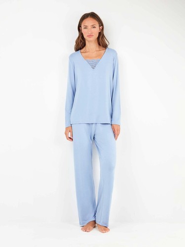 Pigiama donna invernale tinta - donna,