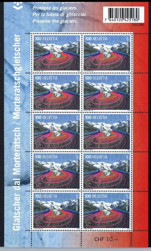 Svizzera minifoglio michel - svizzera, n