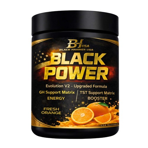 Black power pre workout 124 - black,