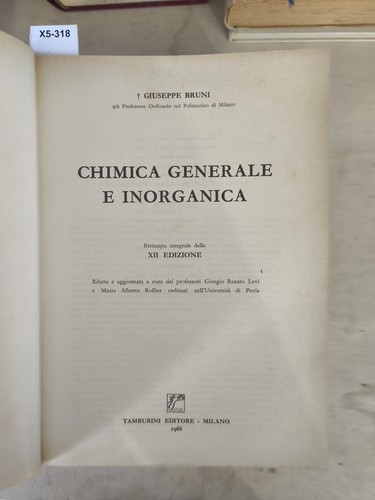 Giuseppe bruni chimica - bruni,