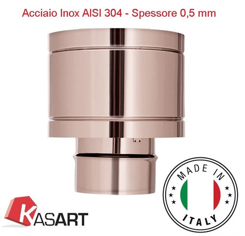 Terminale inox fumaiolo - fumaiolo, a