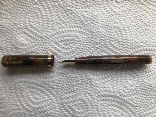 Penna stilografica art deco - penna,