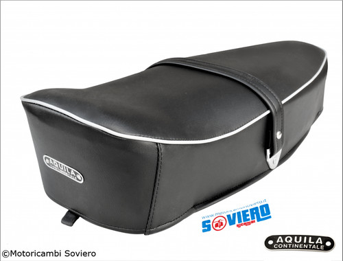 Sella lunga nera levetta con - lunga,