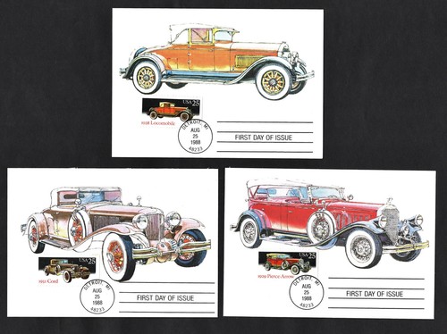 Vintage car first day cover - vintage,