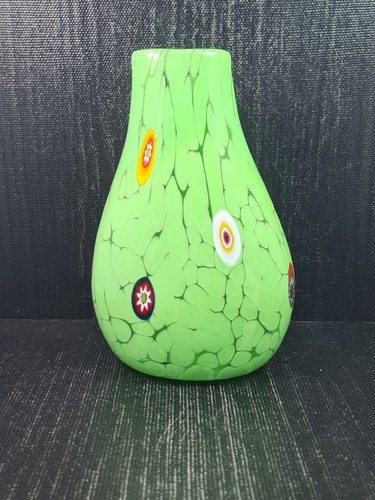 Murrina vaso colore verde - , con