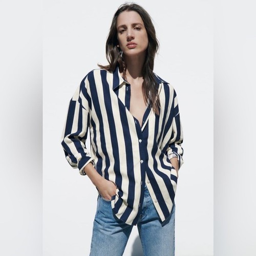 Camicia zara oversize misto - oversize,