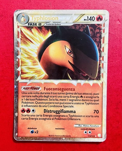 Lotto carte pokemon - lotto, typhlosion