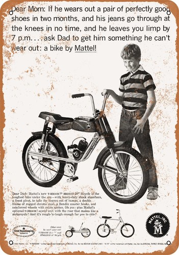 Insegna metallo 1965 - metallo,