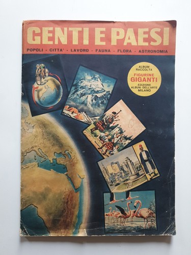 Album figurine genti paesi - album, e