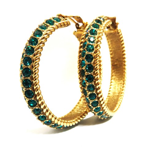 Raro orecchini creoli vintage - raro!,