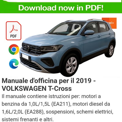 Manuale officina volkswagen - manuale, d'officina