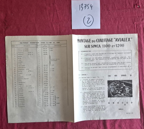 13754 simca 8 - simca, berline