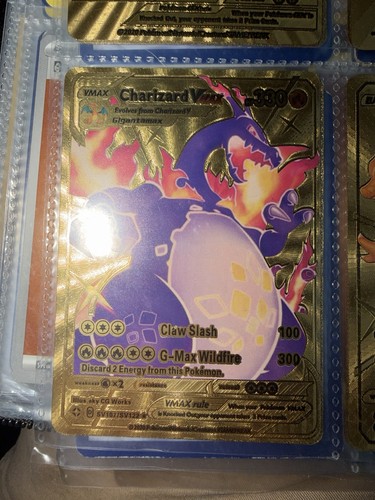Carta fan art charizard vmax - carta,