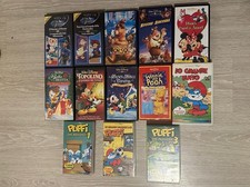 Lotto vhs disney puffi - vhs, disney,