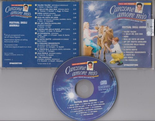 Canzone amore mio festival - cd,