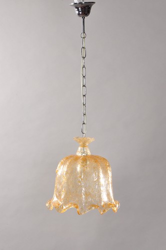 Lampadario vetro ambra - in, d