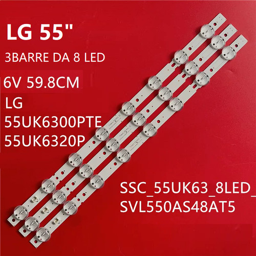 Barre led per - led, 55