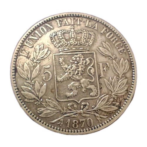 Belgio franchi 1870 bb - belgio,