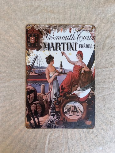 Insegna metallo martini - in,
