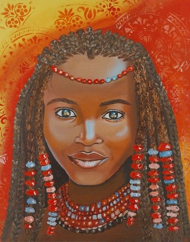 Ritratto ragazza africana - ritratto,