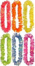 Collana blu hawaiana lei - blu,