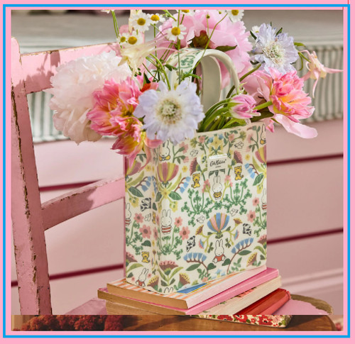 Borsa mano floreale cath - a,