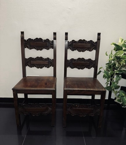 Antica coppia sedie in - coppia,