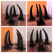 Set corna autentiche bue - set, 4